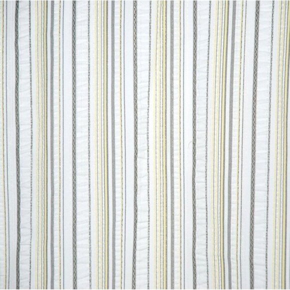 TanJay Ladies White Striped Double Button Jacket 14 Pockets 3/4 Cuffed Sleeves - Picture 6 of 10